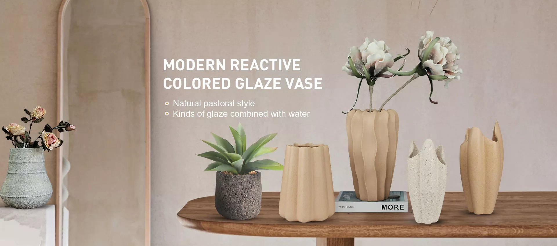 Dekoratívna keramická váza