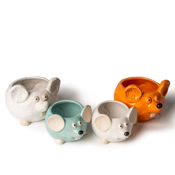 Keramické svietniky v tvare myši: Vneste do života roztomilosť a teplo