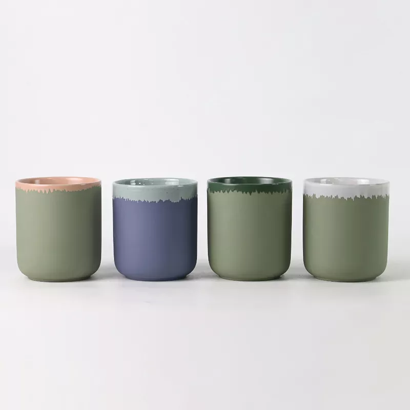 Keramický svietnik s povrchovou úpravou Natural Color