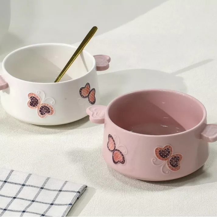 Umývačka riadu bezpečná ručne maľovaná keramická misa