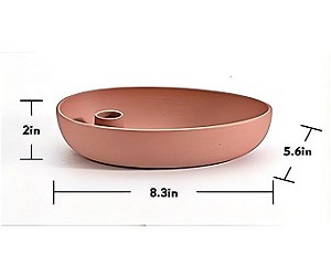 Modern Oval Ceramic Candle Holder